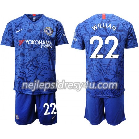 Fotbalový Dres Chelsea Willian 22 Dětské Domácí 2019/20